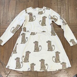 Mini Rodini spaniel long sleeve dress girls 140 9-10 years play condition